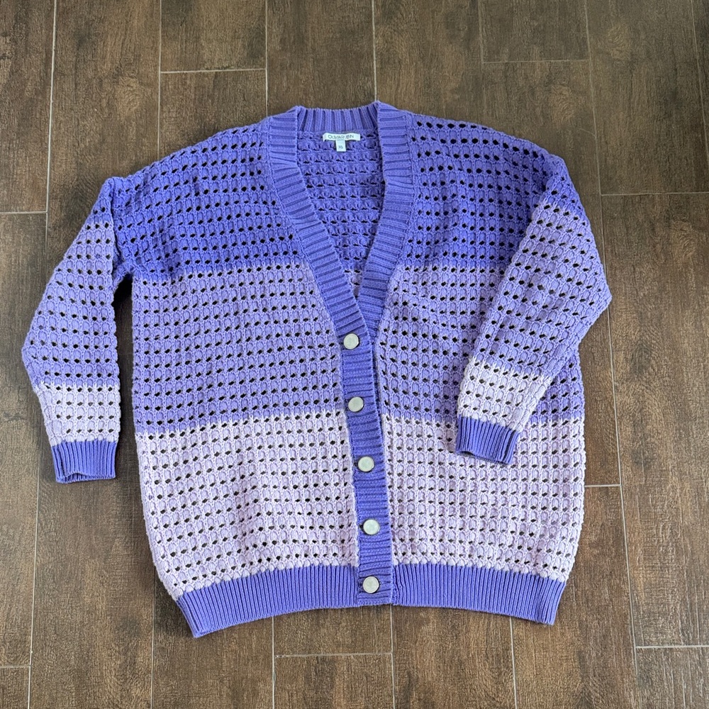 Olivia Rubin cotton crochet cardigan